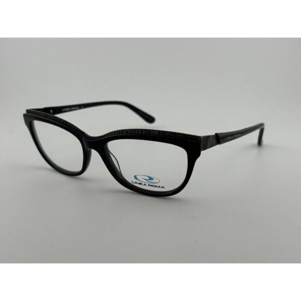 LINEA ROMA - CLASS 353 Black Textured C.1 51-16-135 Plastic Glasses Frames
